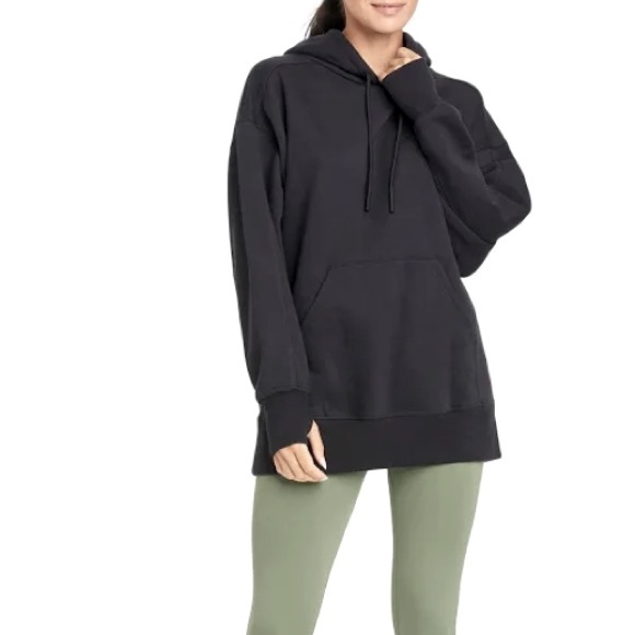 Joy Lab Hoodie NWT Oversized Sweatshirt Black Size Medium - Picture 1 of 11